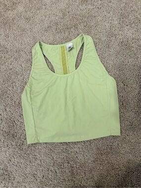 Senita Athletics Pale Lime Racerback Crop Top, Small!